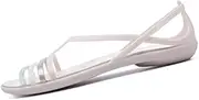 [WENOREG] Women's Colorful Neon Jelly Open Toe Sandals,Summer Fashion T-Strap Rainbow Gladiator Clear Beach Rain Shoes Flats Jellies Sandals