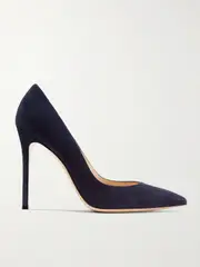 [Gianvito Rossi] Gianvito Rossi - Gianvito 105 Suede Pumps - Midnight blue - IT40.5 IT 40.5 Blue