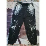 Balenciaga Paint Splattered Joggers w/ Zipped Cuffs