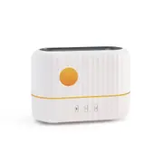 Flame Light Essential Oil Diffuser, 3 Flame Light Intensity Modes and 2 Adjustable Cool Mist Settings,Diffuser Air Humidifier,White