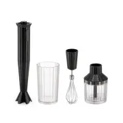 Plissé MDL10SB/US - Hand Blender with Measuring Jug, Whisk and Chopper in The...