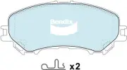 Bendix Heavy Duty Front Brake Pad Set for Renault Kadjar HL, HC, HA, HL 1.3L H5H (for: Renault)