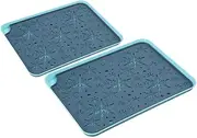Rectangular Tea Tray Double Layer Drainage Cup Rack Sink Drain Strainer Polycarbonate Tea Drip Tray