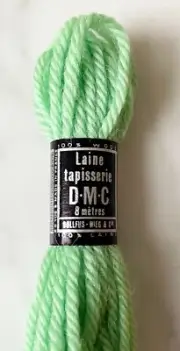 DMC Laine Tapisserie France 100% Wool Tapestry Yarn - 1 Skein Lt Green 7954