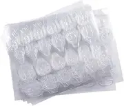 Kalolary 20 Sheets (480pcs) Double-Side Nail Glue Sticker, Nail Glue Jelly Gel Tape Adhesive Tabs Nail Glue Transparent Flexible Adhesive Fake Nails Tips for Manicure