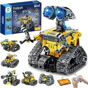 Sillbird Robot Building Kit with Remote Control Gifts for Kids Boys Ages 8-13...