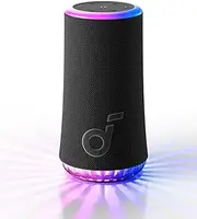 [Soundcore] Glow Portable Speaker with 30W 360° Sound, Synchronized Radiant Light, 18H Playback, Customizable EQ and Light Show, and IP67 Waterproof