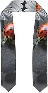 [EdWal] Ladybug Daisy print Graduation Stole and Sash Class for Unisex Adult Honor Stole Honor Stole of 2025