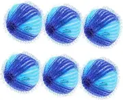 jojofuny Reusable Washing Machine Pet Hair Catcher 6-Pack Laundry Washable Pet Hair Remover Balls Pet Fur Remover for Washer Use