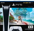 Sony PlayStation 5 PS5 Digital Edition Console+Horizon Forbidden W Game Bundle