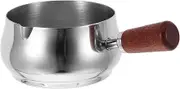 GLEAVI Sauce Cup with Wooden Handle Dipping Dish for Condiments Elegant Design for Home Restaurant Use Versatile Portion Control for Steak Salad Sauces
