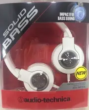 Audio Technica - ATH-WS33X - Solid Bass Closed-back Dynamic Headphones - White