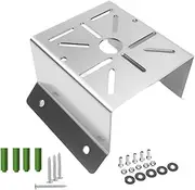 Coolotic CCTV Security Camera Corner Mount Bracket, Stainless Steel Wall Corner Adapter Mount Bracket for Universal PTZ Security Camera Mounting Surveillance System