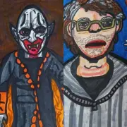 Drawing Lot Mr. Barlow Salem's Lot Stephen King Horror Vampire Pennywise Carrie