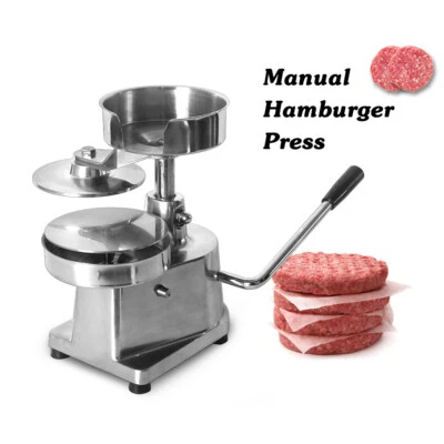 15CM Commercial Manual Hamburger Press Stainless Steel Burger Patty Maker
