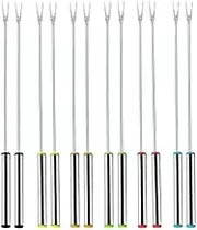 SVRITE Cheese Sticks Set for Maker Swiss Cheese, Stainless Steel Forks Marshmallow Roasting
