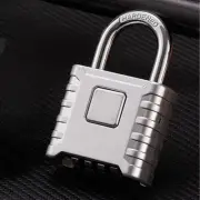 Weatherproof Padlock with 4 Digit Combination Heavy Duty Outdoor Security Lock