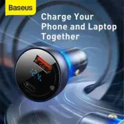 Baseus 65W USB Dual Type-C PD Car Charger C QC4.0 PPS Quick Charging Adapter