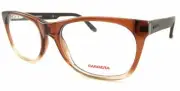 Carrera Glasses Frame Brown Crystal Fade/ Dark Matte Brown Arms 53mm CA6652 TPP