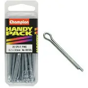 Champion Handy Pack Split Pins BH185, 3.2mm X 32mm