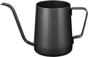 Pour over Kettle Gooseneck Long Narrow Drip Spout Coffee Tea Pot (12 Oz) - Black