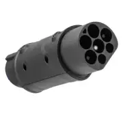 EV 16A or 32A Charging Adapter Connector for Type 2 to Type 1 SAE J1772.