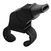 Fox 40 Sonik Blast CMG 3-Chamber Pealess Whistle w/ Fingergrip, Black