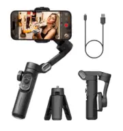 AOCHUAN Phone Gimbal Stabilizer 3-Axis Smartphone Foldable Gimbal for iPhone ...