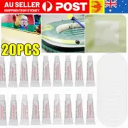 20Pcs Inflatable Puncture Repair Kit Patches Glue Boat Air Bed Mattress PVC