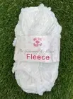 The Gourmet Collection Knit One Crochet Too Fleece Yarn White 50g 109yds