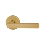 Gainsborough Satin Brass Avant Rivera Passage Set With Latch