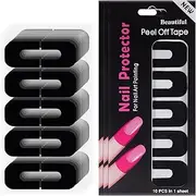 IWOWHERO Nail Protectors for Fingers 100 Sheets Nail Protector Stickers Safe Comfortable Material