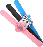 [DEARMAMY] Watch Slap Band Watch Watch Childrens Snap Band Watch Animals Snap Watch Slap Watch for Watch Wrist Band Wrist Watch