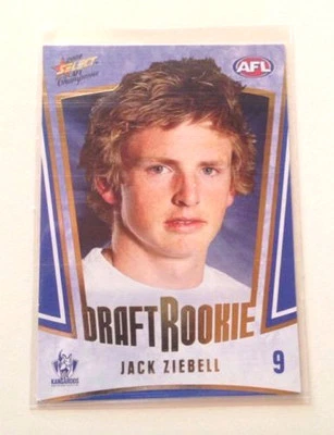 2009 Select AFL Champions Draft Rookie Card DR12 LEWIS JOHNSTON SWANS