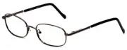 Reptile Skink Designer Reading Glasses in Gunmetal ; +1.75