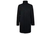 Ted Baker Mens Erolson Funnel Neck Coat (Navy) (S)