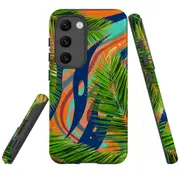 For Samsung Galaxy S23+ Plus Case Shielding Cover, Leaves