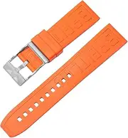 [BANDKIT] For Breitling navitimer avenger pin buckle Watchbands silicone Watch band 22mm 24mm colourful strap