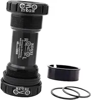 yuksok Bike Bottom Bracket Threaded BB Aluminum Alloy Replacement BC1.37 Crankset Repair Parts Bicycle Bottom Bracket for Road Bike