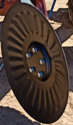 660mm Plough discs. Offset Disc, direct drill planting, 6mm thickness