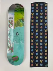 SantaCruz Pokemon Blind Bag Skateboard Deck RARE Bulbasaur + Ltd. ed. Grip Tape