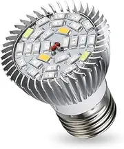 Full Spectrum E27 Grow Light Bulb 28W Grow Plant Light for Planting Greenhouse Organic Indoor Pl Multicolor