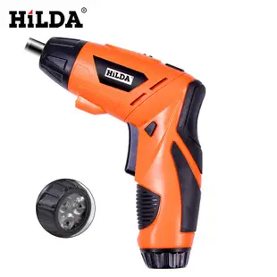 [ HILDA ] 希爾達 電動工具 希爾達系列 4.8V 電動起子經濟套裝組 橘色 (6.9折)