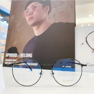 Paul Hueman 韓國熱銷品牌 英倫街頭時尚 亮黑色細邊金屬圓框眼鏡 展現獨特氣息一眼定焦PHF243D 243