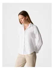 [Trenery] Classic Linen Shirt in White