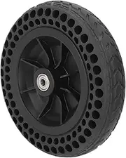 8 Inch Solid Replacement Wheels, Caster Wheels, Rubber Anti Slip Quiet Replacement Wheels for Logging Cart, Dolly, Trolley, Wagon and Chicken Coop