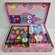 Bulk Lot Of 42 Novelty Erasers Smiggle .. 10 Year ANNIVERSARY Edition , Eggs Etc