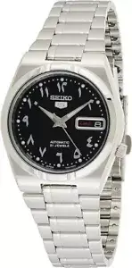 SEIKO 5 Automatic Black Arabic Numeral Dial SNK063J5 Men's Watch Made In Japan