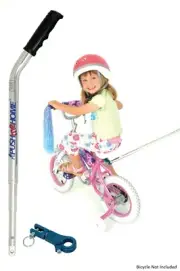 Push me Home Parent assistance push handle for kids bike with training wheels