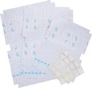 DOITOOL 30Pcs Clear Self Adhesive Book Covers Protection for Textbooks Notebooks and Exercise Books Transparent Book Covering for Easy Identification School